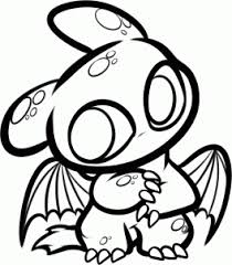 Toothless and stitch coloring pages. How To Draw Chibi Night Fury Dragon Coloring Page Dragon Coloring Pages Chibi Drawings