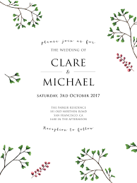 botanic invitation card wedding invitation design wedding invitations invitation cards