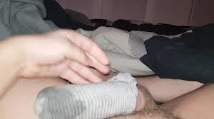 Third load of the morning in cumsoaked sock - ThisVid.com extreme action