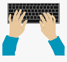 Keyboard Hands Typing Laptop Computer Technology Macbook Pro Keyboard Cover Hd Png Download Kindpng