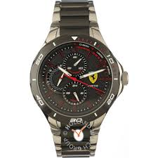 Buy scuderia ferrari men's stainless steel quartz watch with leather calfskin strap, black, 0.63 free shipping and returns on scuderia ferrari 'aerodinamico' chronograph silicone strap watch. Scuderia Ferrari 0830761 Watch Pista