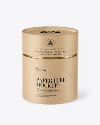 Download Download Paper Tube Packaging Mockup Free Psd