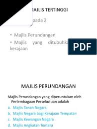 (b) perkhidmatan kehakiman dan perundangan; Majlis Tertinggi