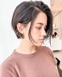 安藤圭哉 shima annex stylistさんはinstagramを利用しています 大人のshort bob 前下がりのラインでかっこよく見せるけど女性らしく 一人一人のデザインをご提案します ハンサム くせ毛風 ボブ きりっぱなしボブ hair fashion hoop earrings