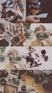 Maybe you would like to learn more about one of these? Taehyung V Twitter Lkofkpop Loho Aesthetic Collage Bts Taehyung Bts Wallpaper