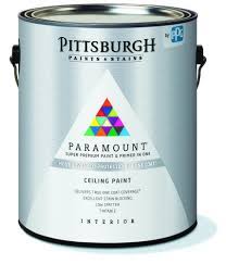 Pittsburgh paints stains paramount exterior satin paint. Paramount Interior Flat Ceiling Paint Primer 1 Gal At Menards