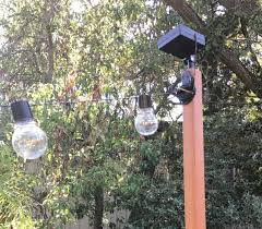 7) next, completely cover the matte color with the metallic color. How To Hang Outdoor String Lights Video And Easy Tutorial