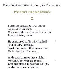 Emily Dickinson S Poetry I Died For Beauty But Was Scarce Emily Dickinson Poetry Emily Dickinson Poem A Day