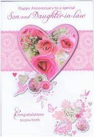 This article includes suggestions for both a couple wishing each other a happy anniversary images happy anniversary images funny happy anniversary images for whatsapp happy anniversary images hd happy. Happy Anniversary To A Special Son And Daughter In Law Wedding Anniversary Cards Happy Anniversary Cards Happy Anniversary Wishes