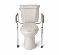 Medline 31 in. Toilet Safety Rail with Adjustable Height G30300H - The Home  Depot