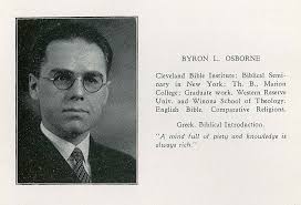 Dr Byron Lindley Osborne (1894-1990)