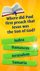 In this quiz, you should know things like what god created on the first day, what. Bible Trivia Quiz Game With Bible Quiz Questions For Android Apk Download