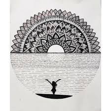 Want to discover art related to mandala? Fear Of Swimming Mandala Art Mandala Art Art Mandala