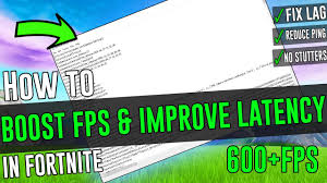 Concurrent and registered 2019 player count. Boost Fps Improve Latency In Fortnite Fix Packet Loss Fortnite Optimization Tips Youtube