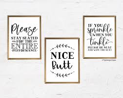 #printables #templates #free #freetemplate #diy. Free Printable Bathroom Decor Set Of 10 Funny Quotes