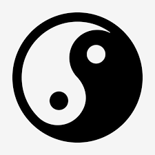 In Yan Glif Znachok Vektor In Yan Balans In I Yan Png I Vektor Png Dlya Besplatnoj Zagruzki Glyph Icon Glyphs Instagram Logo