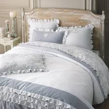Parure De Lit 240 X 260 Cm En Coton Blanche Parure De Lit Lit Maison Du Monde Literie En Lin