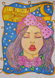 Gorgeous Loui x Using Coloured Pencils By Greg at Gregs art