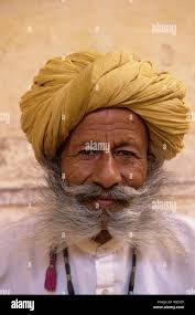 Rajasthani turban hi-res stock photography and images