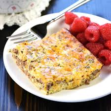 Ground Beef and Egg Breakfast Casserole