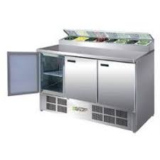 Saladette Inox Refrigeree 3 Portes Gn 1 1 370 Litres Panier De Fruits Restaurant Salade Chambre Froide