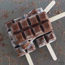 Easy Chocolate Popsicles With 2 Ingredients Chocolate Popsicle Recipes Chocolate Popsicles Popsicle Recipes
