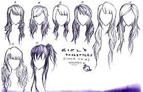 I hope it helps a bit finding the right hair style for your characters. Image Anime Hairstyles For Girls With Long Hair Long Hair Girl Long Hair Styles Hair Styles