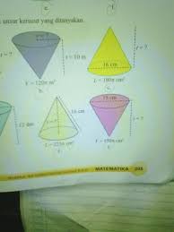 Dec 28, 2019 · mateti tentang bangun ruang sisi lengkung. 2 Tentukan Panjang Dari Unsur Kerucut Yang Ditanyakan Gambar C Diketahui Luas 180phi Cm 2 Brainly Co Id