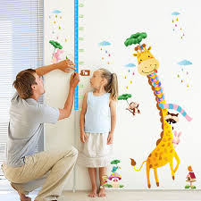 Kids Height Measure Chart Wall Sticker For Kids Rooms Home