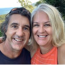 Paul with Kylie Parrott.