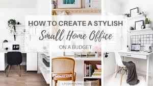 I've been promising to share pictures of my new office for what seems like forever now, so i am pretty excited to finally be able to say my little space is finally finished! How To Create A Gorgeous Small Home Office On A Budget Life S Ahmazing