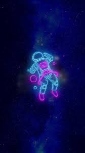 Neon Astronaut Wallpaper Credits Xiockscreen On Twitter Wallpaper Iphone Neon Astronaut Wallpaper Neon Wallpaper