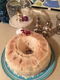 Roll a thin red strip, and follow the steps on the recipe for the bow. Coquito Christmas Pound Cake Cake Pound Cake Desserts