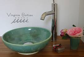 Maybe you would like to learn more about one of these? Vasque De Salle De Bain Artisanale En Porcelaine Virginie Boitiau Ceramique
