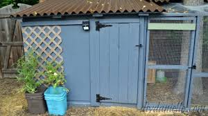 These free chicken coop plans are perfect if you want to build a hen house that allows you to gather the eggs, feed, and water the chicken without breaking a sweat. Build An Easy To Clean Duck Coop With Attached Storage Diy Danielle