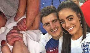 Harry's girlfriend appeared in high spirits as she was nabbed mingling with her fellow wags including rebekah harry maguire scored a end in the england vs sweden match. Harry Maguire And Girlfriend Fern Hawkins Welcome Baby After Keeping Pregnancy Under Wraps Celebrity News Showbiz Tv Express Co Uk