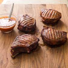 Cook pork chops in oil about 4 minutes on each side, or until golden brown. Texas Thick Cut Smoked Pork Chops Cook S Country
