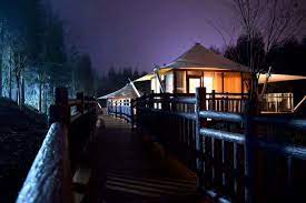 China Safari Tented Accommodation For Tunisia Ichkeul National Park Sustainable Tourism Supplier Tent Glamping Camping Resort Forest Resort