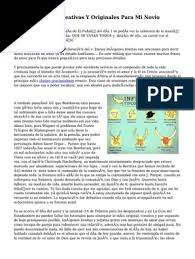Quiero decirte que todo mi amor es para ti, porque desde que te conocí, no he dejado de sorprenderme con lo dulce y tierno que eres, y con lo bien que. Cartas De Amor Creativas Y Originales Para Mi Novio Religion Y Creencia