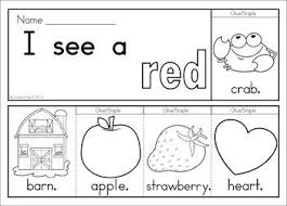 Colors Flip Books Teaching Kindergarten Preschool Learning Color Flip Book