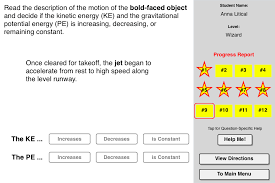 What S Up And Down With Ke And Pe Concept Builder An Interactive Exercise In Which Students Use Potential Energy Energy Work Gravitational Potential Energy