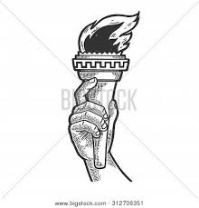Fire Torch Symbol Vector Photo Free Trial Bigstock