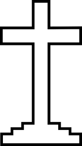 Chrismon Steppedcross Large Png 452 800 The Latin Cross Also Sometimes Called The Roman Cross The Base Of The Cros Chrismons Chrismon Patterns Latin Cross