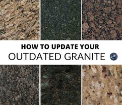 Its a very in color now, and i love it. How To Update Your Older Granite Countertops Kylie M Interiors