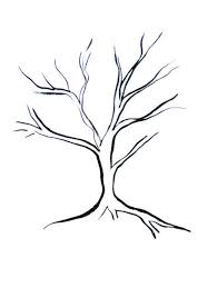 A Family Tree Art Project In Three Easy Steps Chatelaine Family Tree Drawing Tree Drawing Simple Family Tree Art
