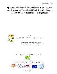 Pdf Spectre Problems Of Food Distribution Systems And Impact On Household Food Security Status In Two Southern Islands In Bangladesh