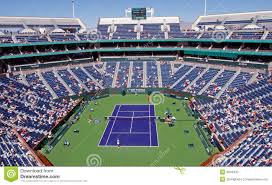 Stadium At 2009 Bnp Paribas Open Editorial Image Image Of