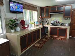Beberapa desain rumah punya bentuk yang pas untuk diaplikasikan. Impian Deco Dapur Rumah Kampung Hanya Mengikut Facebook
