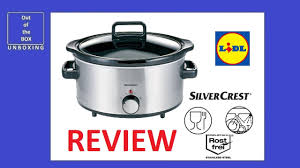 The oval shape is quite popular and more versatile for a variety of foods such as a whole chicken or ribs. Silvercrest Slow Cooker Ssc6 320 A1 Review Lidl 150 C Low High 320w Youtube