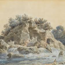 Les Collections De Versailles Voyagent Decouvrez L Histoire Du Bosquet Des Bains D Apollon Au Chateau De La Roche Guyon D Painting Techniques Drawings Louvre